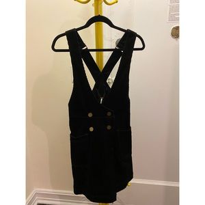 Free People corduroy overall dress